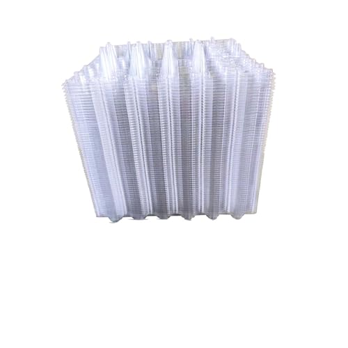 60pc 3*6 Clear Plastic Bulk Egg Cartons,12 Egg Cartons Cheap Bulk | Cheapest 18 count Transparent Plastic Egg Cartons，Suitable For Storing Egg in Farmers' Markets, Supermarkets, Kitchens. - size: 3x6 Egg Carton (60 Piece)