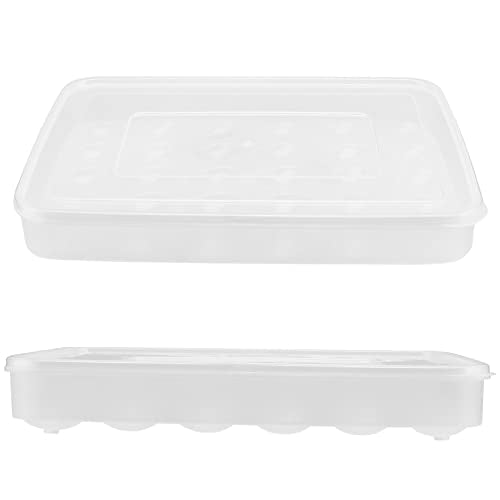4 Pack Deviled Egg Containers with Lid, Plastic Egg Storage Container Stackable Deviled Egg Carrier for 120 Eggs, Egg Organizer for Protect and Keep Fresh 13.6x10.2x2.2 Inch