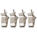 Toddmomy 4pcs Compact Bird Cage Clips Stainless Steel Convenient Small Fruit and Vegetable Food Holders for Daily Use Feeding Supplies