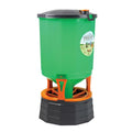 Stromberg's High Capacity Silo Poultry Feeder, 65 lb, Translucent Body, Easy to Clean, Feed Saver Grill, Elevated 6" Stand, Large Lid for Easy Filling, Durable & Efficient Design for Backyard & Farm
