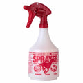 Little Giant® Professional Spray Bottle | All Purpose General Use Spray Bottle | Heavy Duty Horse Sprayer | 32 Ounces | Red - color: Red