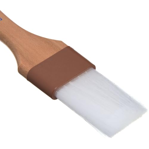 SPARTA Flat Nylon Pastry Brush – 4039600 Pastry Brush for Baking with Hardwood Handle and Nylon Bristles for Kitchens, Restaurants or Catering, 1.5in
