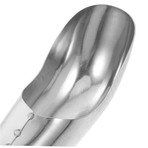 BESPORTBLE Stainless Steel Bird Feeder Filler Scoop Parrot Food Filling Scoop Tool Bird Feed for Indoor Outdoor Use 8.07 in Feeding Accessory for Easy Food Refills