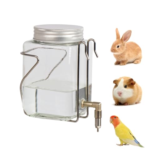 Guinea Pig Watter Bottle, Rabbit Non drip Water Dispenser, Suitable for Totoro, Birds, Hamsters, Guinea Pigs, and Other Small Animals(25 oz) - size: 25oz