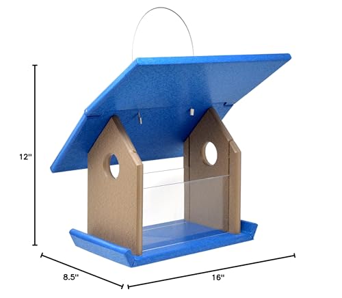 Mealworm Feeder Blue/Grey