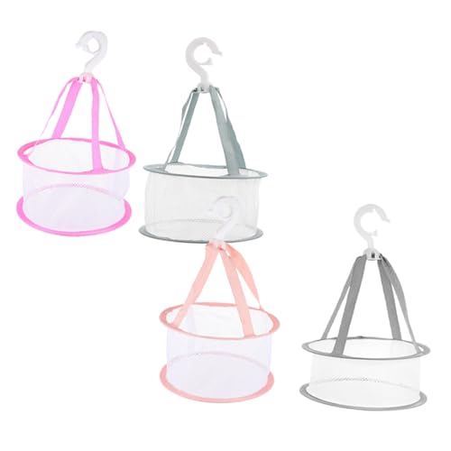 DECHOUS 4pcs Makeup Brush Drying Rack Brush Drying Net Beauty Egg Small Basket