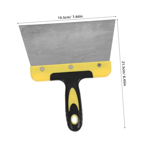 VANZACK Handheld Bird Droppings Cleaning Scraper Ergonomic Stainless Steel Tool for Quick Poop Removal from Bird Cages and Nests Versatile for Easy Cleanup