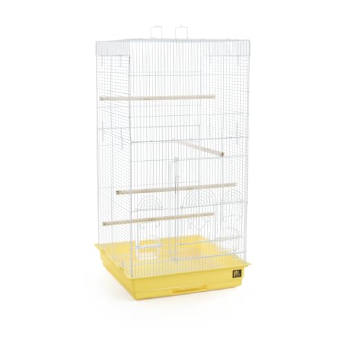 Prevue Pet Products SPECONO1818H-Y Tall Tiel Cage, Yellow - color: Yellow
