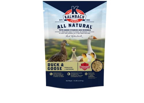 Kalmbach Feeds 18% All Natural Duck and Goose Feed Mini Pellet, 10 lb Bag