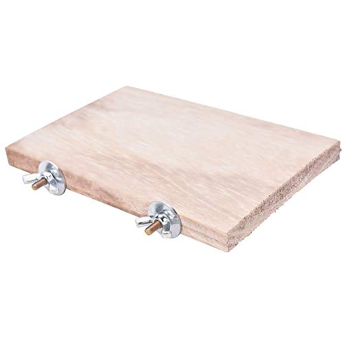 Parrot Cage Perch,Wooden Platform Stand,Cage Perches,Tree Springboard,Corner Shelf Laddered,Hanging Swing,Natural Wood Branches for Parakeets Bird Chinchilla Hamster Guinea Squirrel Hedgehog