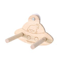 Bird Swing Perch Toy - Wooden Parrot Swing Stand with Wobble Function, Balance Play Gym for Small/Medium Parrots (Budgies, Cockatiels, Lovebirds) Cage Accessories (Nymphicus hollandicus Pattern) - color: Nymphicus hollandicus pattern