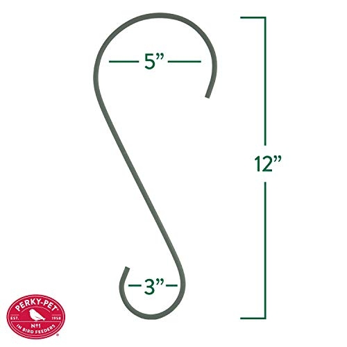 Perky-Pet 67A 12 in Metal Hook (Pack of 3) - size: 12 Inch (Pack of 3)