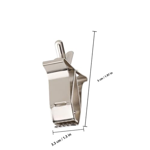 4pcs Stainless Steel Bird Food Clips Convenient Bird Cage Feeding Device Multi-Function Fruit and Vegetable Holder for Household Use with Parrots