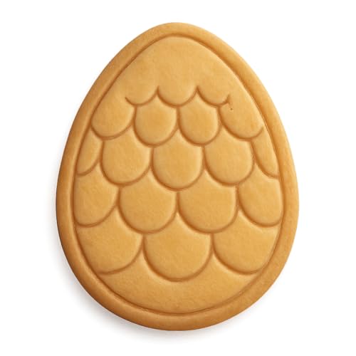 Dragon Egg Cookie Cutter & Stamp, Fondant & Clay - 4x3