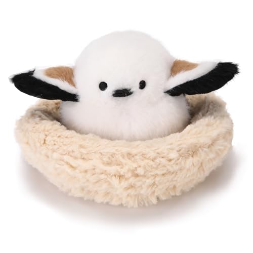 Small Bird's Nest 6.7 Stuffed Animal Soft Bird's Nest Plush for Kids - color: Birdhouse