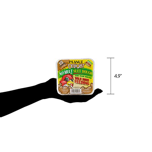 C&S Peanut Delight No Melt Suet Dough, 12/pack 11.75 Ounces - style: Peanut 12-Pack