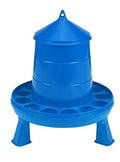 Double-Tuf® Poultry Feeder with Legs | Durable Feeding Container | Carrying Handle for Chickens & Birds | Chicken Feeder | 4 Lbs - size: 4 lbs
