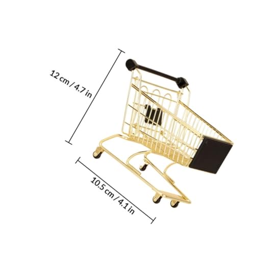 Portable Shopping Cart Shaped Makeup Sponge Holder with Good Ventilating Effects, Iron Material Powder Puff Container and Makeup Egg Drying Rack for Cosmetics Organization
