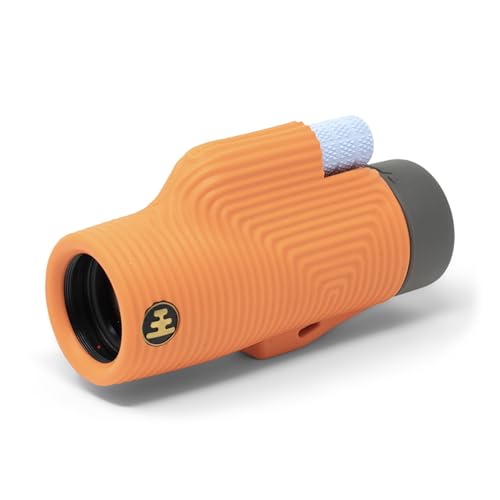 Nocs Provisions Zoom Tube 8x32 Monocular, Bird Watching & Backpacking | 8X Magnification Telescope, Bak4 Prism, Wide Field of View for Wildlife Viewing - color: International Orange