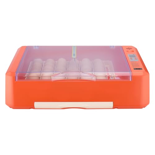 VEVOR 36 Egg Incubator, Automatic Egg Turner with LED Candler & Water Tray, Temperature & Humidity Control, 360° View Clear Window, Poultry Eggs Incubators for Hatching Chicks Ducks Goose Quails - size: 36 Eggs