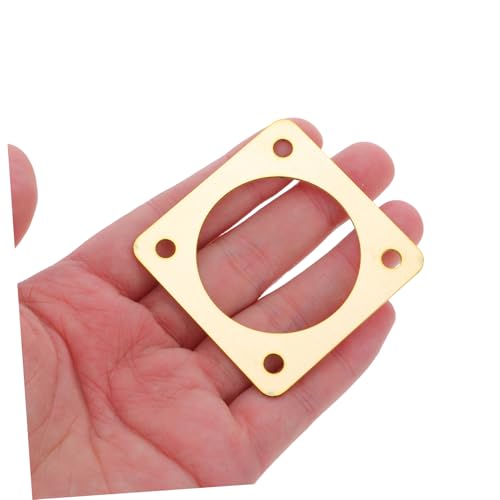 SUPVOX 4Pcs Metal Birdhouse Opening Protectors Durable Sparrow House Predator Guards with Inner Diameter for Enhanced Bird Safety and Comfort