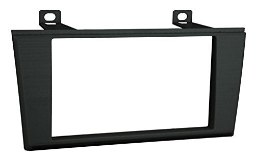Metra 95-5000B Double DIN Installation Dash Kit for 2000-2006 Lincoln LS or 2002-2005 Ford T-Bird (Black, Silver) & 70-5521 Radio Wiring Harness for Ford 03-Up Amp - style: Kit + Wiring Harness