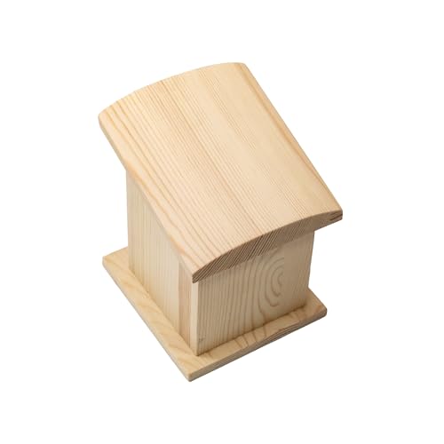 YCHTEWY-DIY Wooden Bird House,Wild Bird Feeder, Hanging Birdhouse Attract Birds & Beautify Your Yard! (Cream, E) - size: E