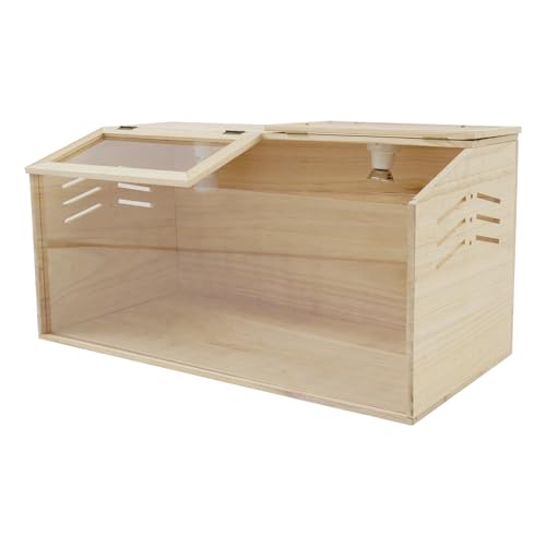 Chicken Brooder Box, Indoor Brooding Box for Chicks with Ventilation Holes, Brooder Box with Removable Floor for Easy Cleaning, Chick Starter Kit for Duck Quail Poultry, 30x24x17 Inch