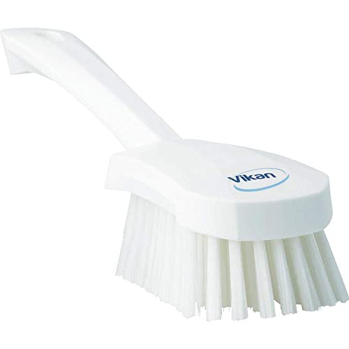 Vikan 41925 Brush,Washing,Stiff,10",PP/PBT,White - color: White