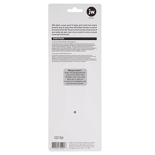 JW Pet Company Insight Sand Perch Bird Accessory, Regular, Assorted Colors (Pack of 4) - size: REGULAR (Pack of 4)