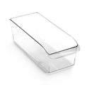 BINO | Plastic Storage Bins, Large | THE CURVE COLLECTION | Multi-Use Fridge / Freezer Organizer | Built-In Handle | BPA-Free | Pantry and Home Organization - size: Large