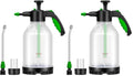 VIVOSUN Pump Sprayer, Portable Water Spray Bottle for Spraying Plants, Flowers, Weeds and Cleaning, Hand Pump with Side Filling Port, Measuring Cup, Adjustable Nozzles (Pack of 2) - size: 70oz (Pack of 2)