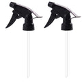 2 Pack Plant Mister Sprayers Watering Nozzles for Glass Spray Bottle with Plastic Top Pump and Adjustable Mist Spray Nozzle, Clear