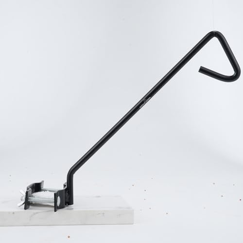 11 Inch Long Fence Deck Hook Rail Hanging Mounting Kit Heavy Duty Bird Feeder Hook Decorative Hanger for Bird Feeders Planters Suet Baskets Lanterns on Balcony Porch Railing Fence - size: 11in Long Fence Hook-1 Pack