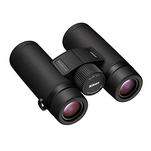 NIKON MONARCH M7 Binoculars | Lightweight Waterproof Fogproof Binoculars with ED Glass & Multilayer Coatings | Wide View, Smooth Focus & Long Eye Relief for Birdwatching, Wildlife & Outdoor Use, 10x30 | Long Eye Relief, lightweight Waterproof Fogproof Bin