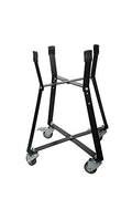 Dracarys Rolling Cart for Minimax Big Green Egg Accessories,Rolling Nest with Heavy Duty Locking Caster Wheels Powder Coated Steel Rolling Outdoor Cart for Minimax Big Green Egg Grill Stand - size: Minimax(MX)