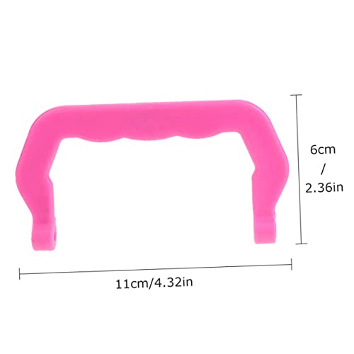 Angoily 30pcs Portable Detachable Plastic Bird Cage Handle Lightweight and Easy to Install Pet Cage Lifting Handles for Convenient Carrying and Replacement for Pets - color: Pinkx3pcs, size: 11x6cmx3pcs