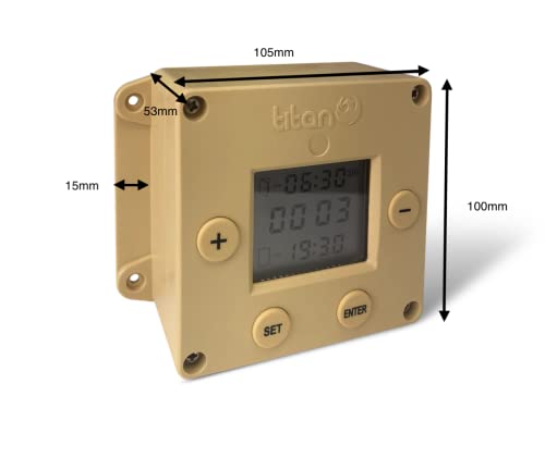 Cube Timer Chicken Coop Door Opener