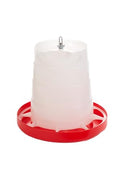 Little Giant® Plastic Hanging Poultry Feeder | Heavy Duty Automatic Feed Container for Poultry (Red, 11 Pound) - size: 11 Pound