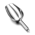 TeamFar Stainless Steel Ice Scoop, 5 Ounces Small Metal Food Candy Scoop | for Kitchen Bar Party Wedding, Heavy Duty & Sturdy, Easy Storage & Versatile, Mirror Finish & Smooth Edge, Silver - size: 5 oz