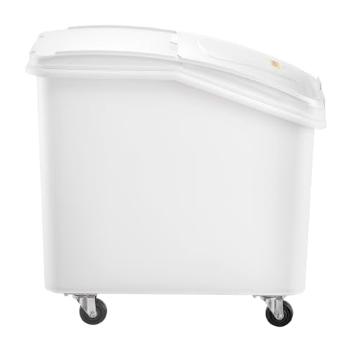 VEVOR 21 Gallon Ingredient Bin with Scoop 400 Cup Ingredient Bin with Sliding Lid Commercial Food Storage for Kitchen - size: 21 Gallon