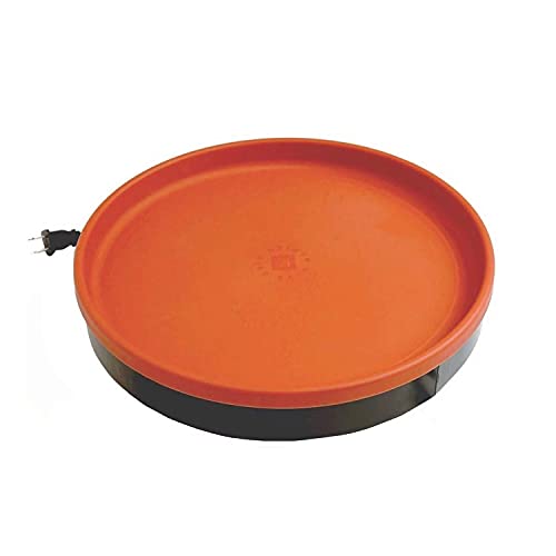 Farm Innovators BD-75 All Seasons 3 in 1 Outdoor 14 Inch Heated Birdbath with 3 Mounting Options, 75 Watts, Terracotta | Thermostatically controlled, innovative design allows for 3 different mounting options: deck, clamp and ground mounts - color: No Colo