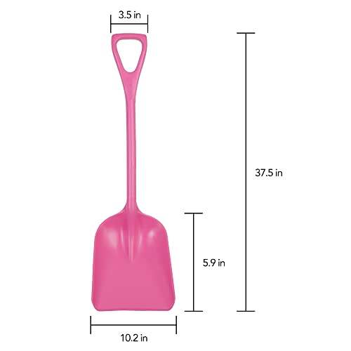 Remco 69811 Shovel,One-Piece,11",PP,Pink - color: Pink, size: 10 inch Blade