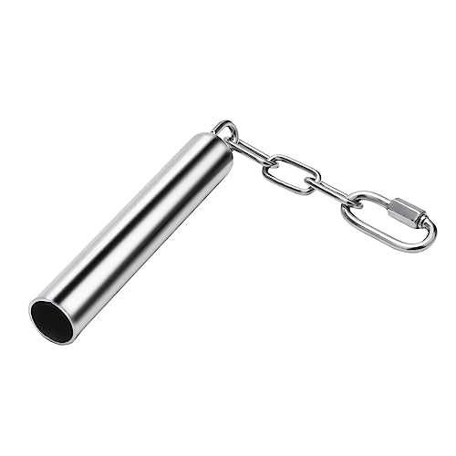 Wontee Stainless Steel Bell Toy Bird Cage Hanging Bite Toy for Parrot Parakeet Budgie Cockatiel Conure African Greys (L) - size: L