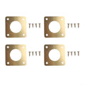Birdhouse Hole Protectors For 1-1/4" And 1-1/8", for heavy-duty Metal for PREDATOR Guard For Eastern Houses – Weather Resistant Shield Reduces for NEST Destruction, Protects Chicks – 4 Pack(11/8Inch)