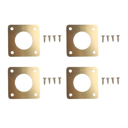 Birdhouse Hole Protectors For 1-1/4" And 1-1/8", for heavy-duty Metal for PREDATOR Guard For Eastern Houses – Weather Resistant Shield Reduces for NEST Destruction, Protects Chicks – 4 Pack(11/8Inch)