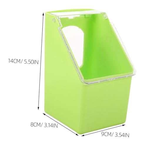 Garneck Bird Cage Feed Dispenser 4pcs Pigeon Feeder Hanging Bowl Quail Feeder Cage Supplies Pigeon Supplies