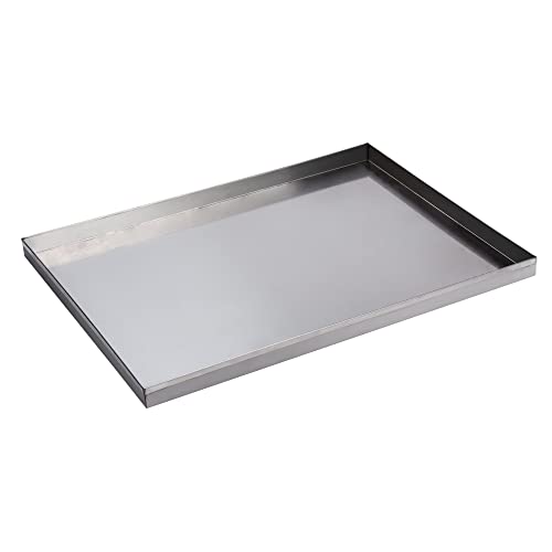 47"x29" Stainless Steel Replacement Tray for Dog Crate, Chew-Proof and Crack-Proof - size: 46.89x29.17
