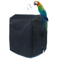 QBLEEV Bird Parrot Cage Cover Shade, Blackout Birdcage Covers, Windproof Light-Proof Sleep Reduces Distractions Night Accessories Cloth Without Cage-12.6x13x17.7in (LxWxH)