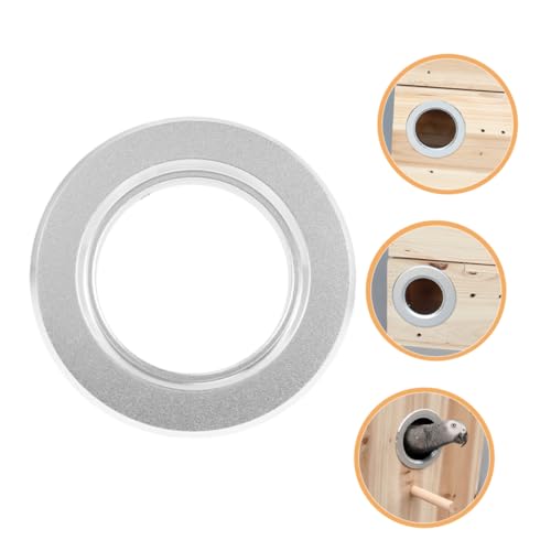 POPETPOP 5Pcs Bird Breeding Box Protectors Bite Hole Ring Guards for Parrot Cages Material Elegant Design for Birdhouses Predator